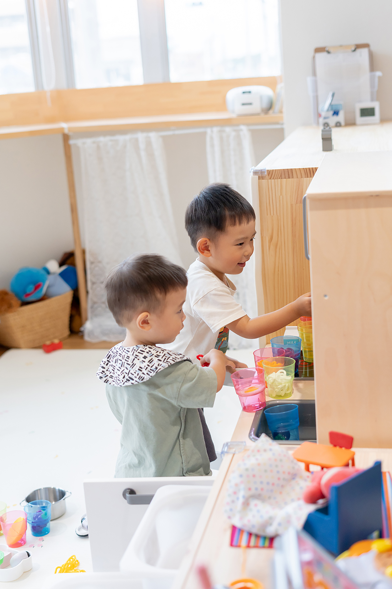 ほっとミルクに通う子どもたちの様子