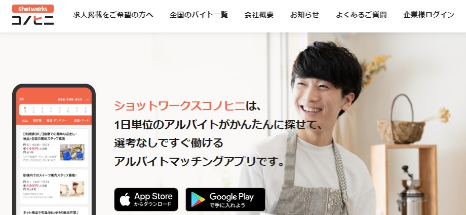 ショットワークスコノヒニ