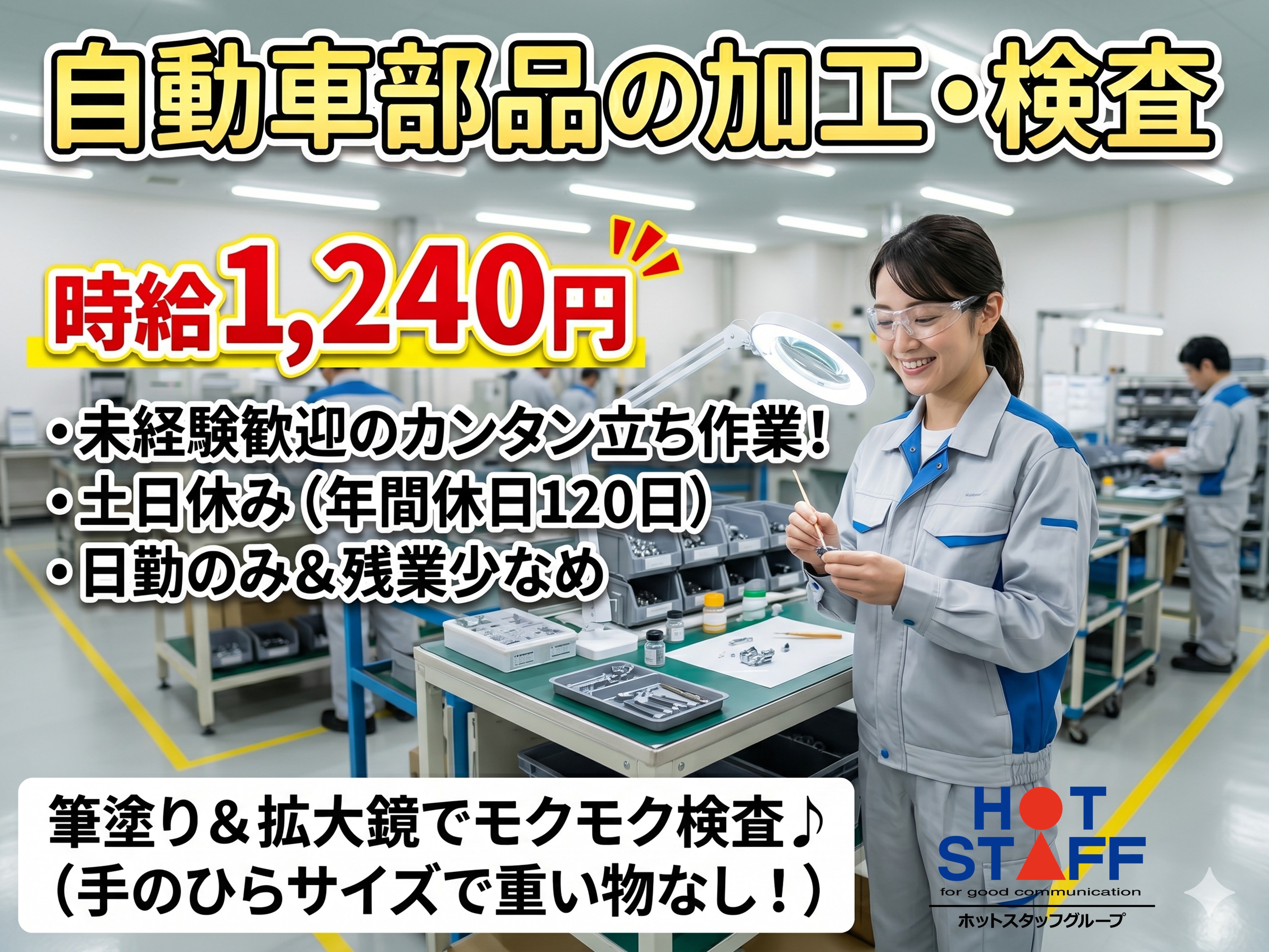 ＼20～40代活躍中／自動車部品の加工・検査業務◇豊橋市の工場★...