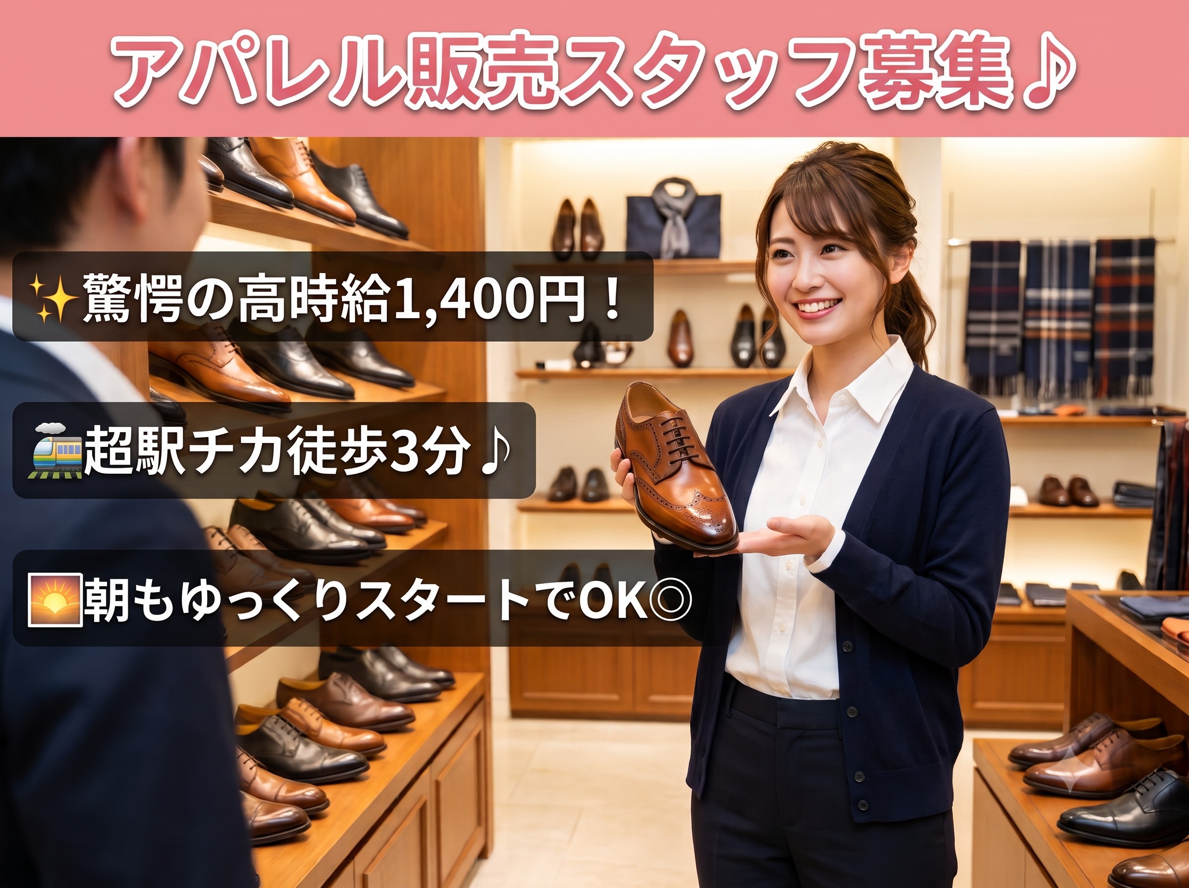 【鹿児島市】＼20～40代活躍中／《時給1,400円〜》いづろ通...