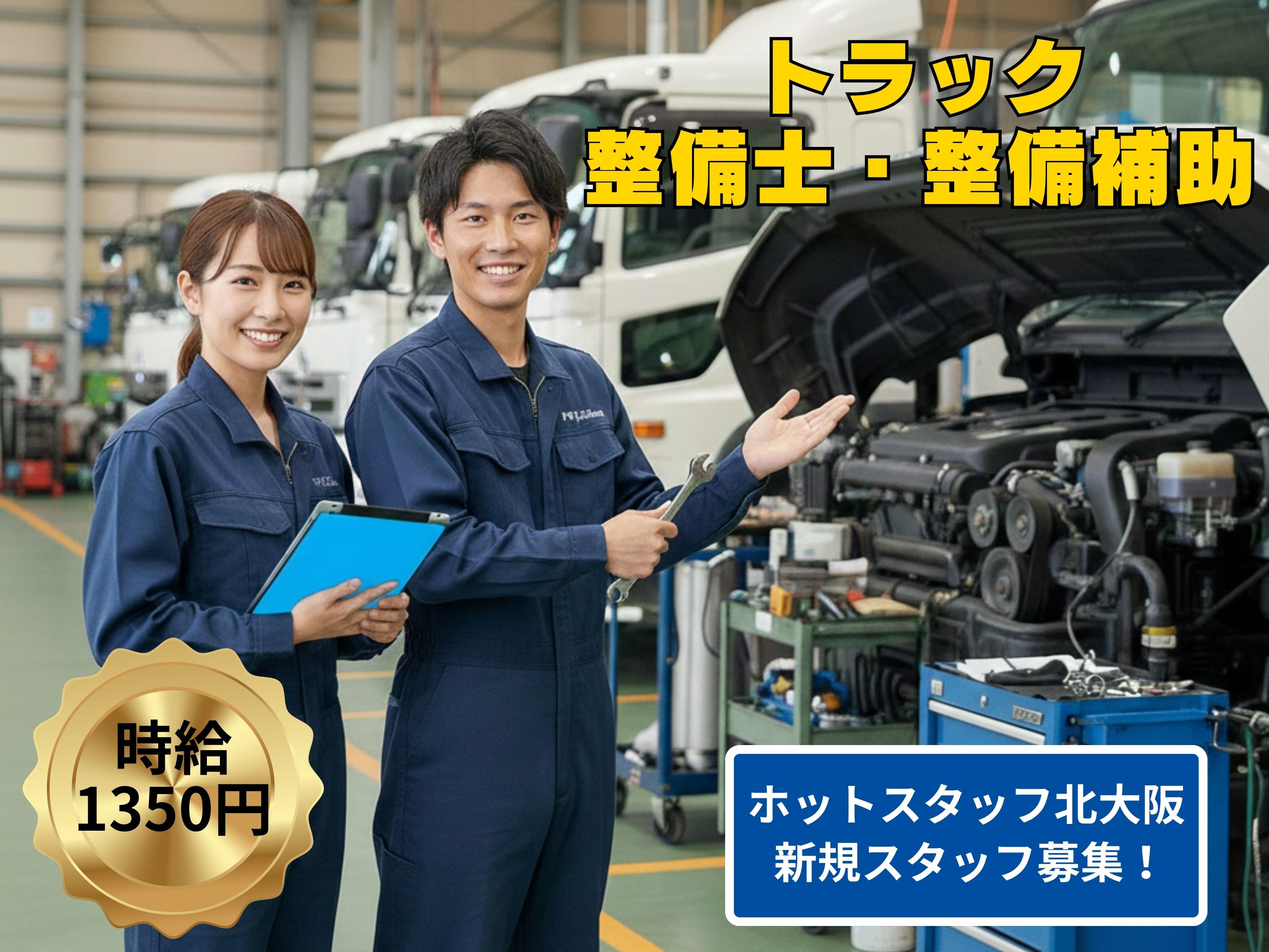 株式会社ホットスタッフ北大阪（沢良宜駅）の女性バイト求人情報